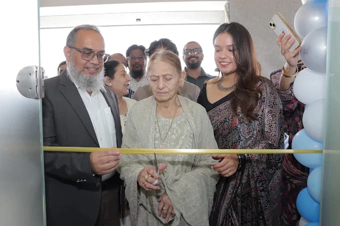 Ribbon-cutting ceremony at the inauguration of Katrawala Diagnostic Centre