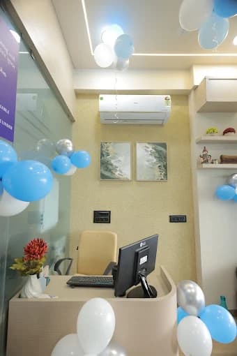 Reception desk and patient registration counter